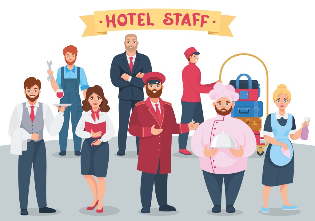 hotel staff uniforms